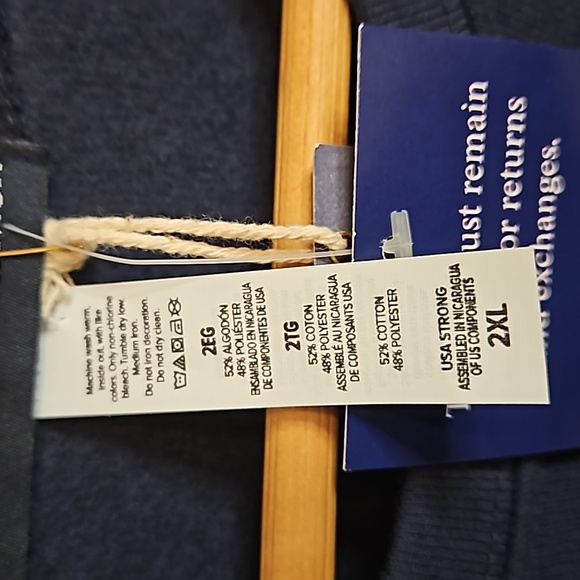 Kiel James Patrick NWT navy sweatshirt, size 2XL "Happy Hour" - Picture 6 of 11